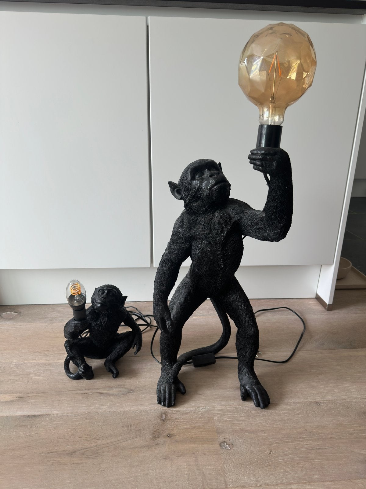 Staan lamp aap te koop, Ophalen, Zo goed als nieuw