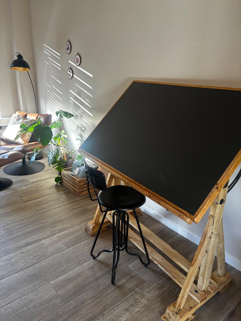 DutchBone bureau, Huis en Inrichting, Bureaus, Ophalen, 64 cm, Hout, Zo goed als nieuw