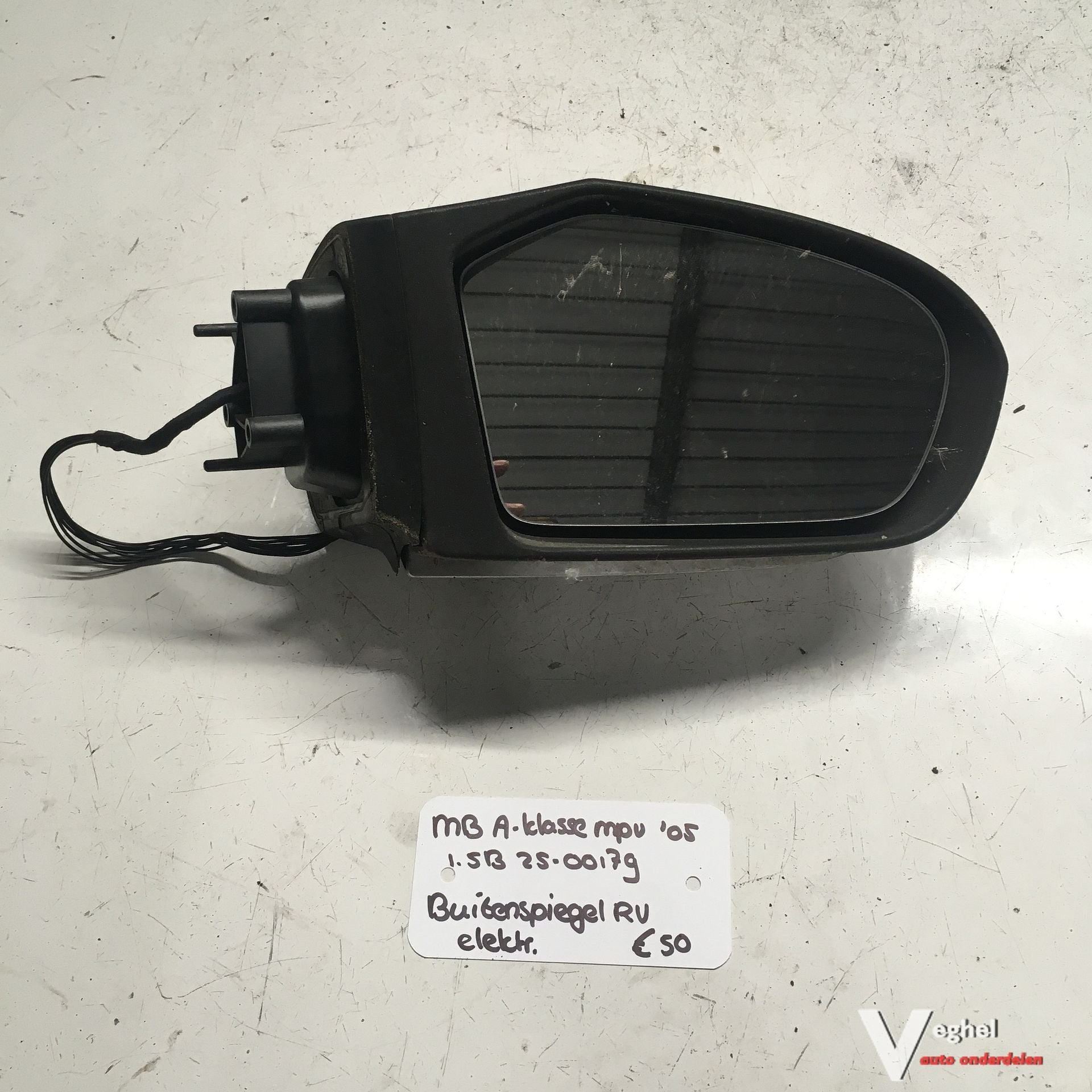 Mercedes A klasse 2005 2500179  Buitenspiegel elektr met kni, -, Utilisé, -, -