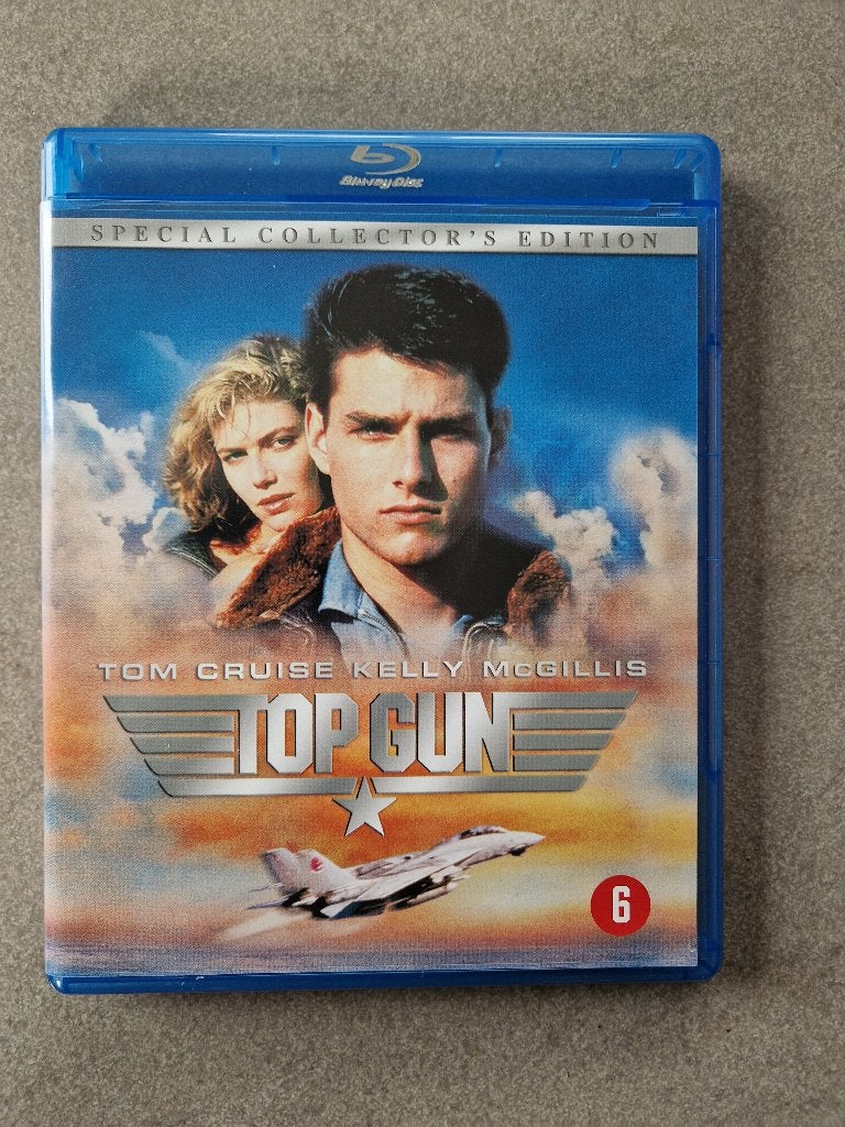 Top Gun Tom Cruise Kelly McGillis speciale F14 Blu-Ray film, Cd's en Dvd's, Verzenden, Zo goed als nieuw, Actie