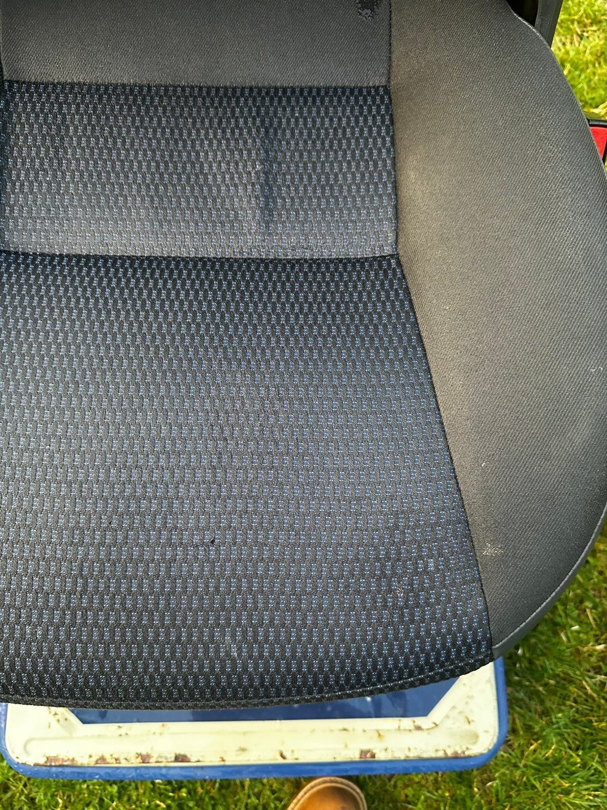 Bijrijdersstoel Ducato Boxer Ducato buscamper Blauw, Ophalen of Verzenden, Zo goed als nieuw