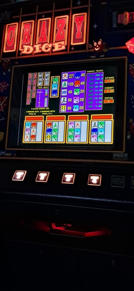 Slots CRAZY DICE met GARANTIE, Verzamelen, Automaten | Gokkasten en Fruitautomaten, Ophalen