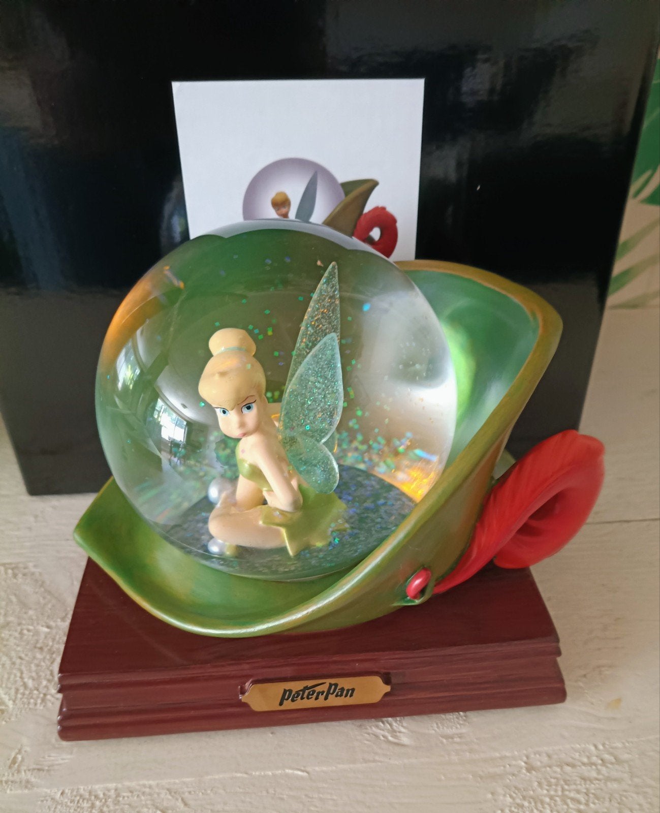 Tinkerbell snowglobe met licht disneyland Parijs, Enlèvement ou Envoi