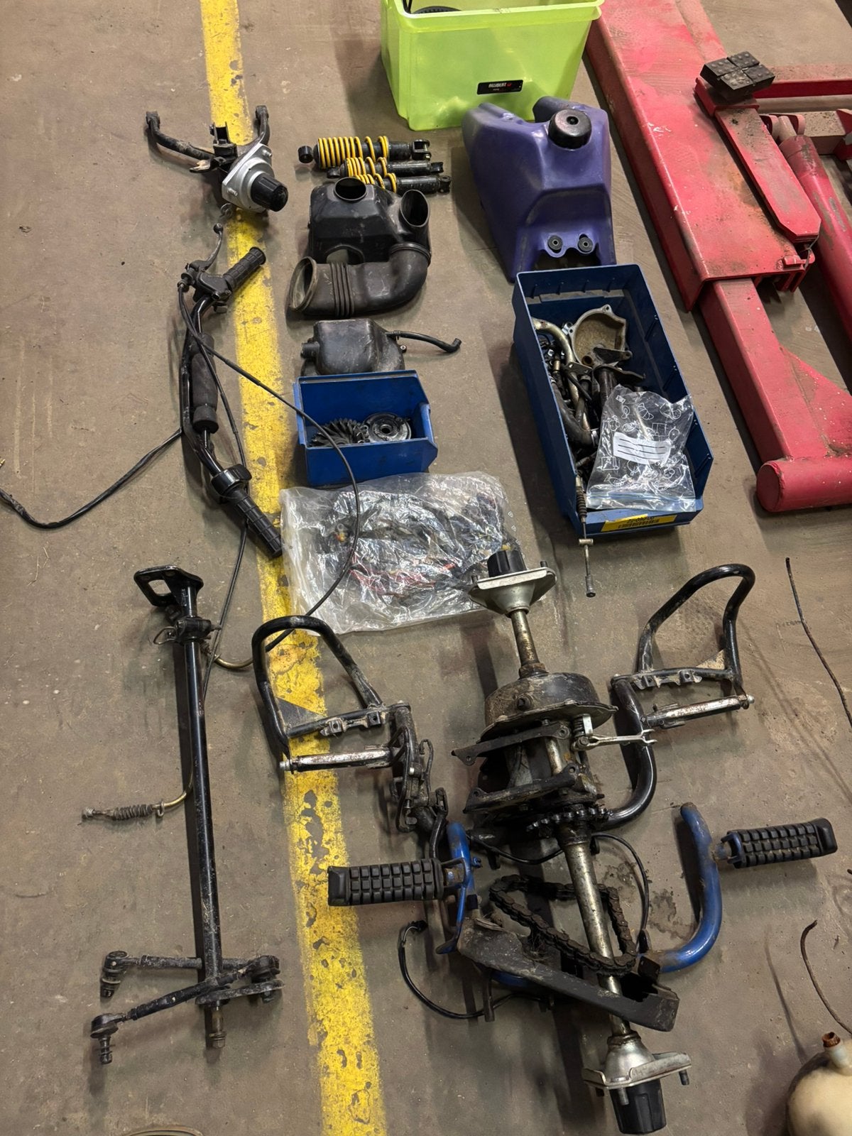 Onderdelen Suzuki LT80, Motos, Enlèvement, Utilisé