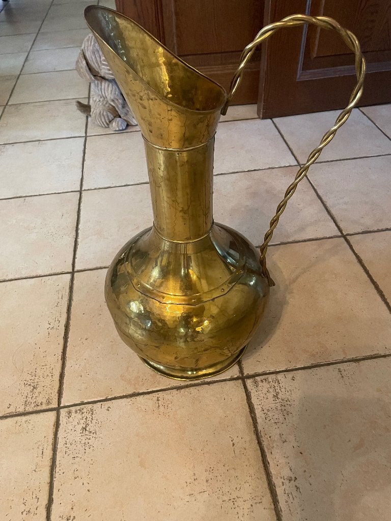 Grande carafe vintage en cuivre, Enlèvement
