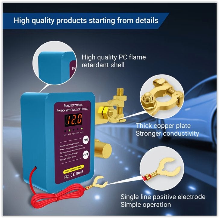 Interrupteur de Batterie pour Voiture, Interrupteur de, Autos : Pièces & Accessoires, Batteries & Accessoires, Pièces américaines