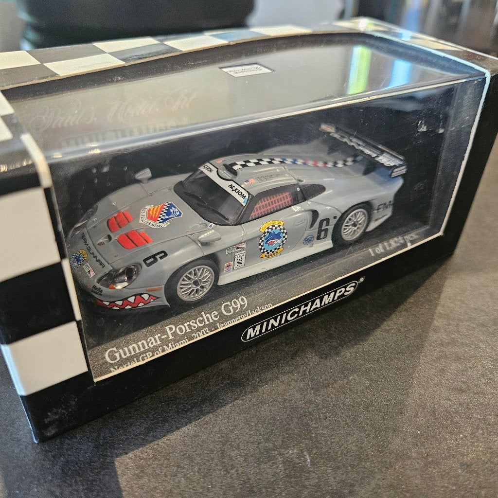 Minichamps Gunnar-Porsche G99 "Shank" num 6 1/43, Enlèvement ou Envoi, Neuf, Voiture, MiniChamps
