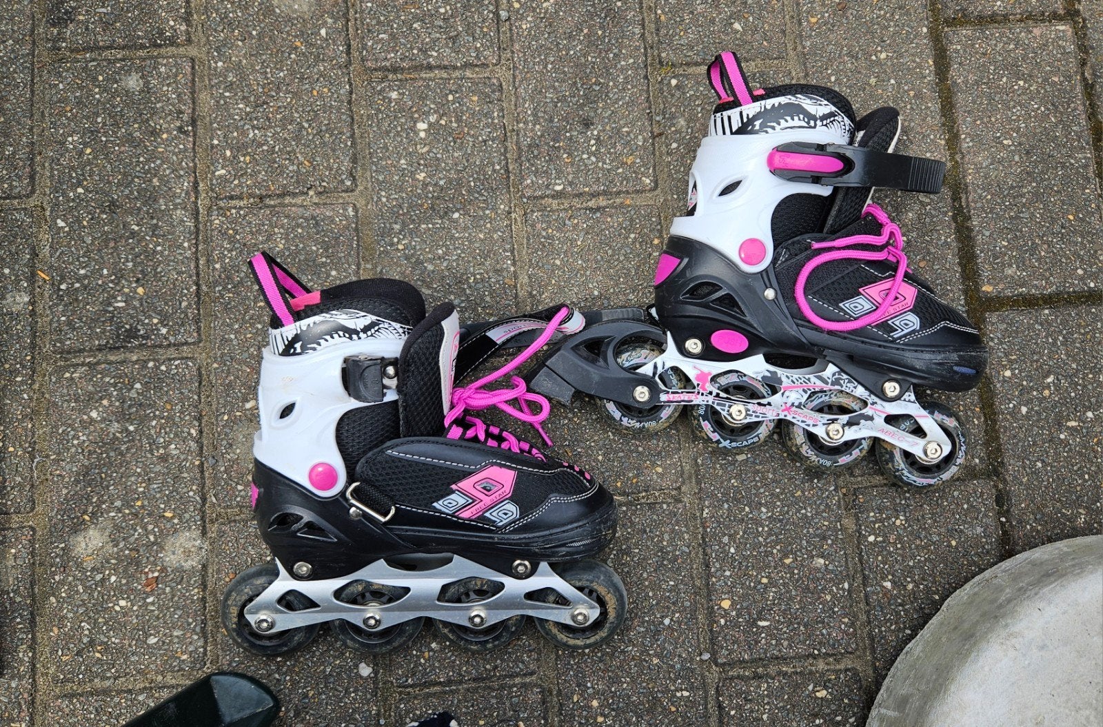 X-Scape Inline Skate Softboot Roze Maat 30-33, Kinderen en Baby's, Speelgoed | Buiten | Rolschaatsen, Ophalen, Verstelbaar, Zo goed als nieuw