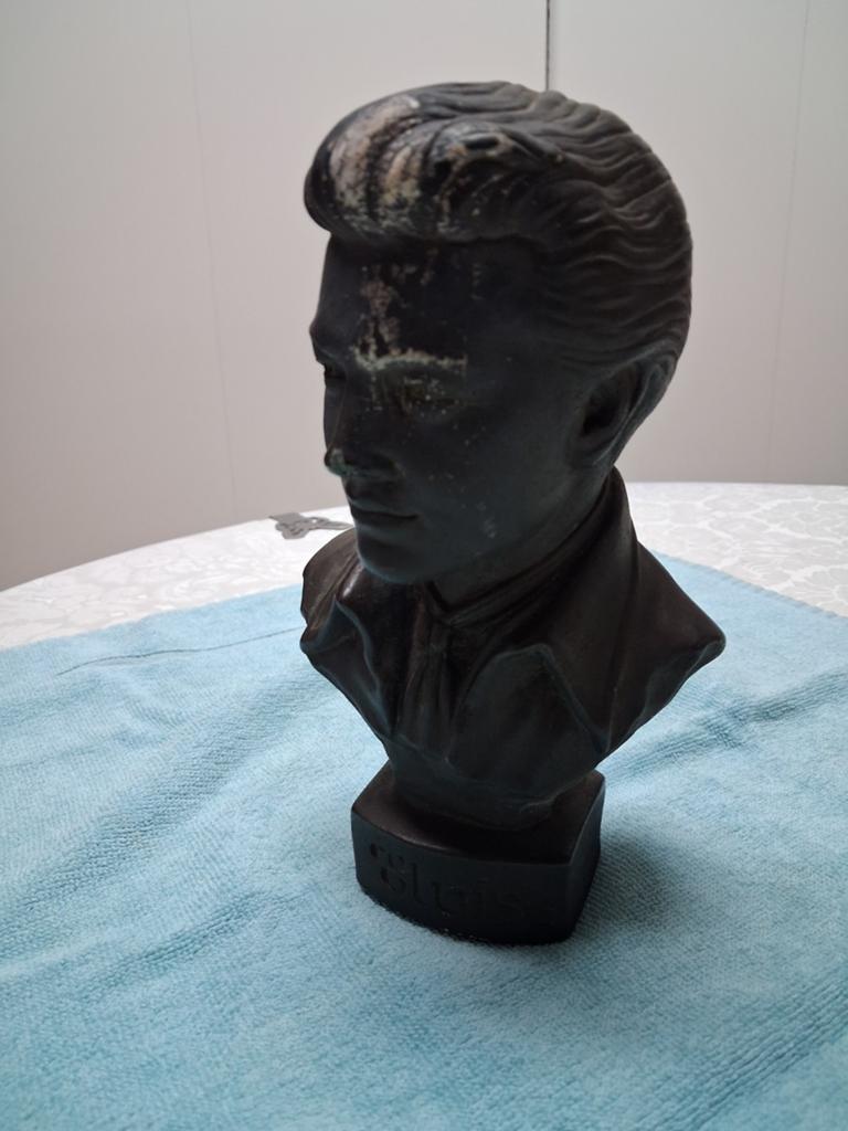 Elvis buste, Ophalen, Buste, 20 - 50 cm, Bruin