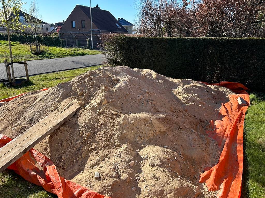 Gratis gele zand, Jardin & Terrasse, Sable, Enlèvement