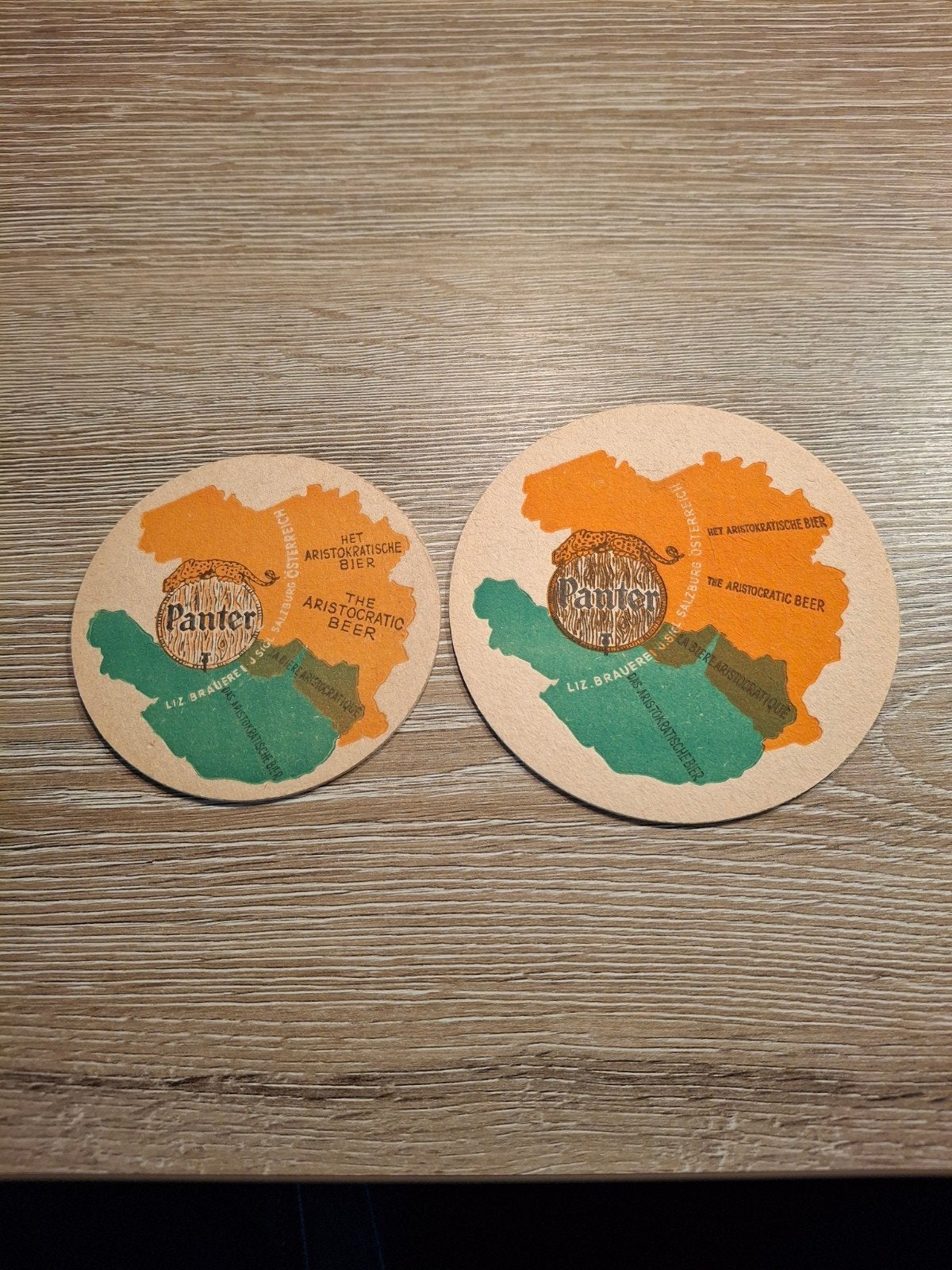 oude bierviltjes panter urtyp bacchus baasrode, Verzamelen, Ophalen of Verzenden