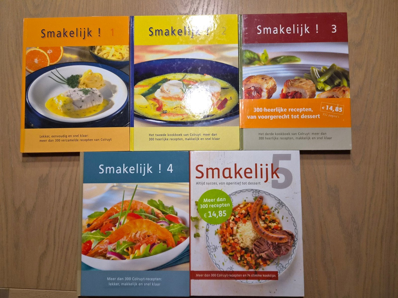 Kookboeken Smakelijk, Boeken, Ophalen