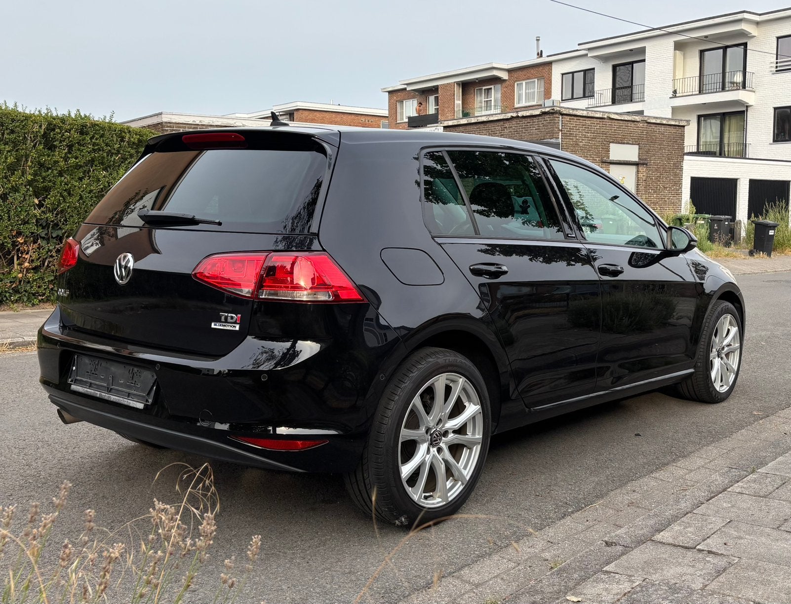 Golf 7 1.6 ALLSTAR diesel 2016 te koop, Auto's, Volkswagen, Euro 6, Zwart, 5 deurs, Stadsauto