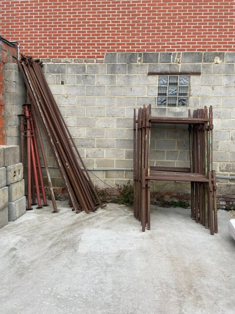 BOUWSTELLING // GEVELSTEIGER, Doe-het-zelf en Bouw, Ophalen, Gebruikt, Gevelsteiger, 5 meter of hoger
