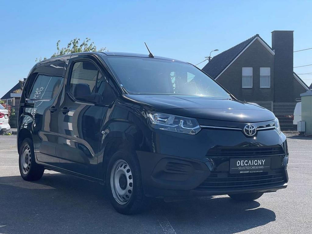 Toyota Proace City 1.5D 102PK L1 *Trekhaak*Airco*Cruise Con, Auto's, 75 kW, 0 kg, Zwart, Bedrijf