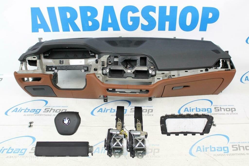 Airbag kit Tableau de bord HUD noir/brun BMW 3 serie G20, Gebruikt, Ophalen of Verzenden