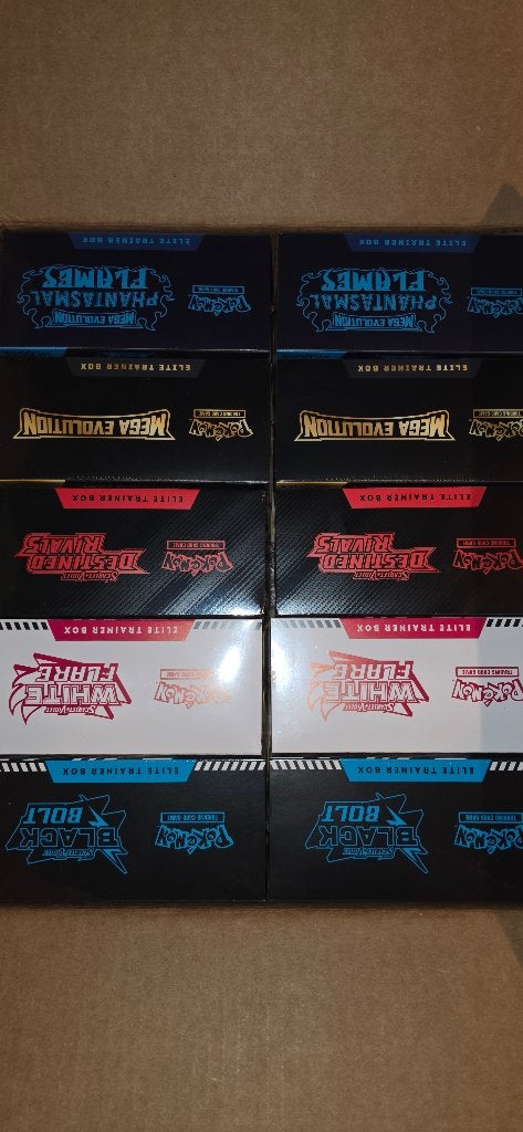 Pokemon etb mixed case, Ophalen, Nieuw, Boosterbox, Foil