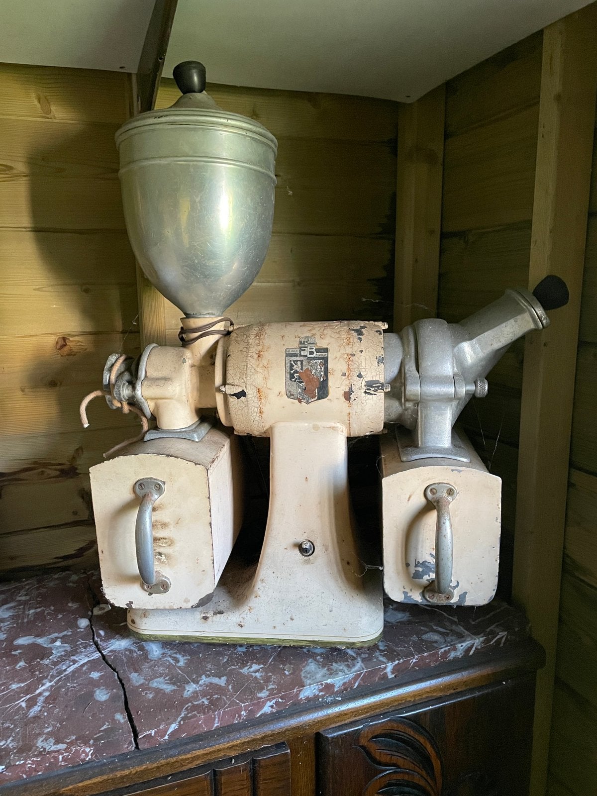 Electrische koffiemolen/kaasrasp kruidenierswinkel, Ophalen
