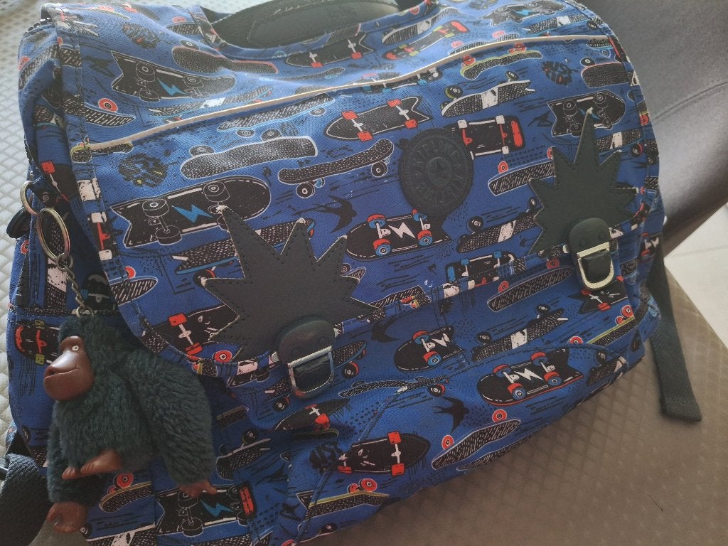 Boekentas jongen 1e tot 4e leerjaar, Ophalen, 30 tot 40 cm, Blauw, Aktetas of Boekentas
