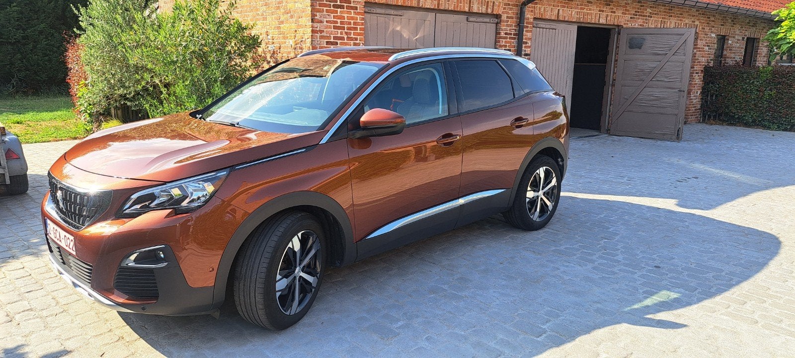 peugeot 3008 hdi lichte vracht.119000KM 01/07/2019, Voorwielaandrijving, Euro 6, Bruin, Leder en Stof