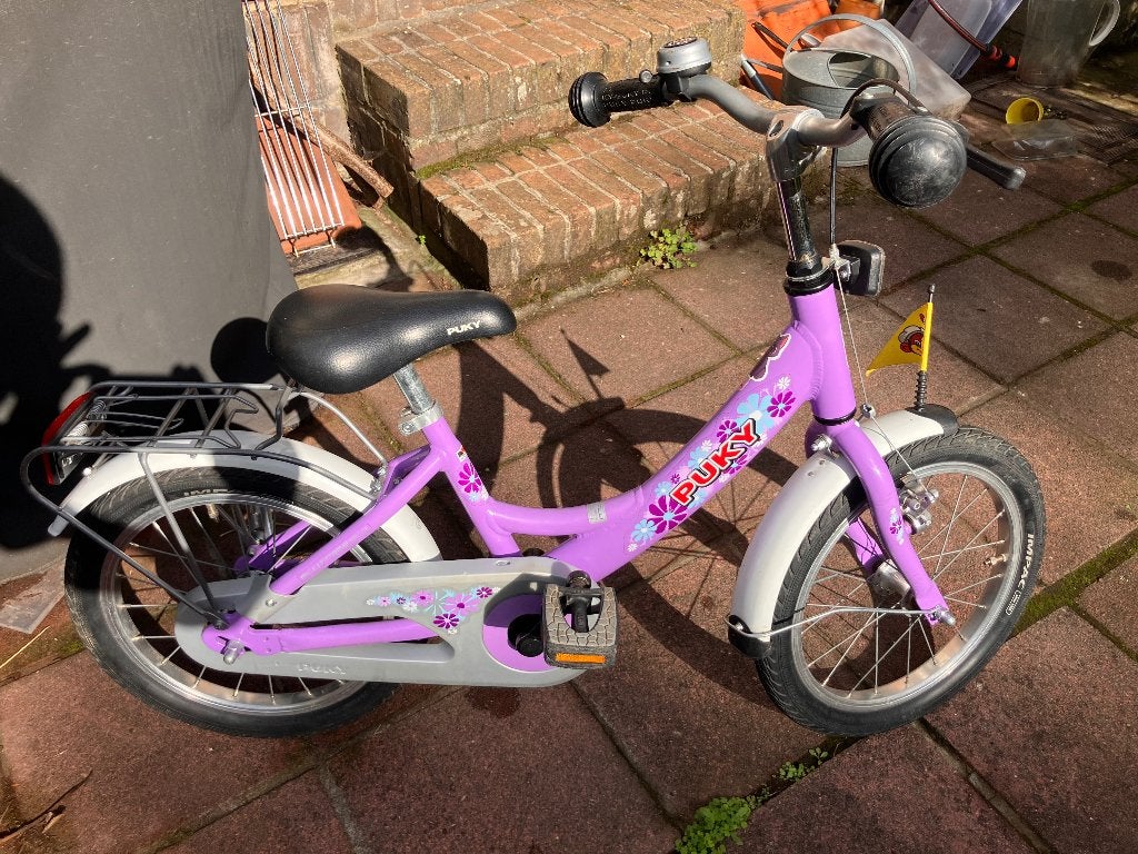 Puky 16 inch fiets, Fietsen en Brommers, Ophalen, Terugtraprem, 16 tot 20 inch, Zo goed als nieuw
