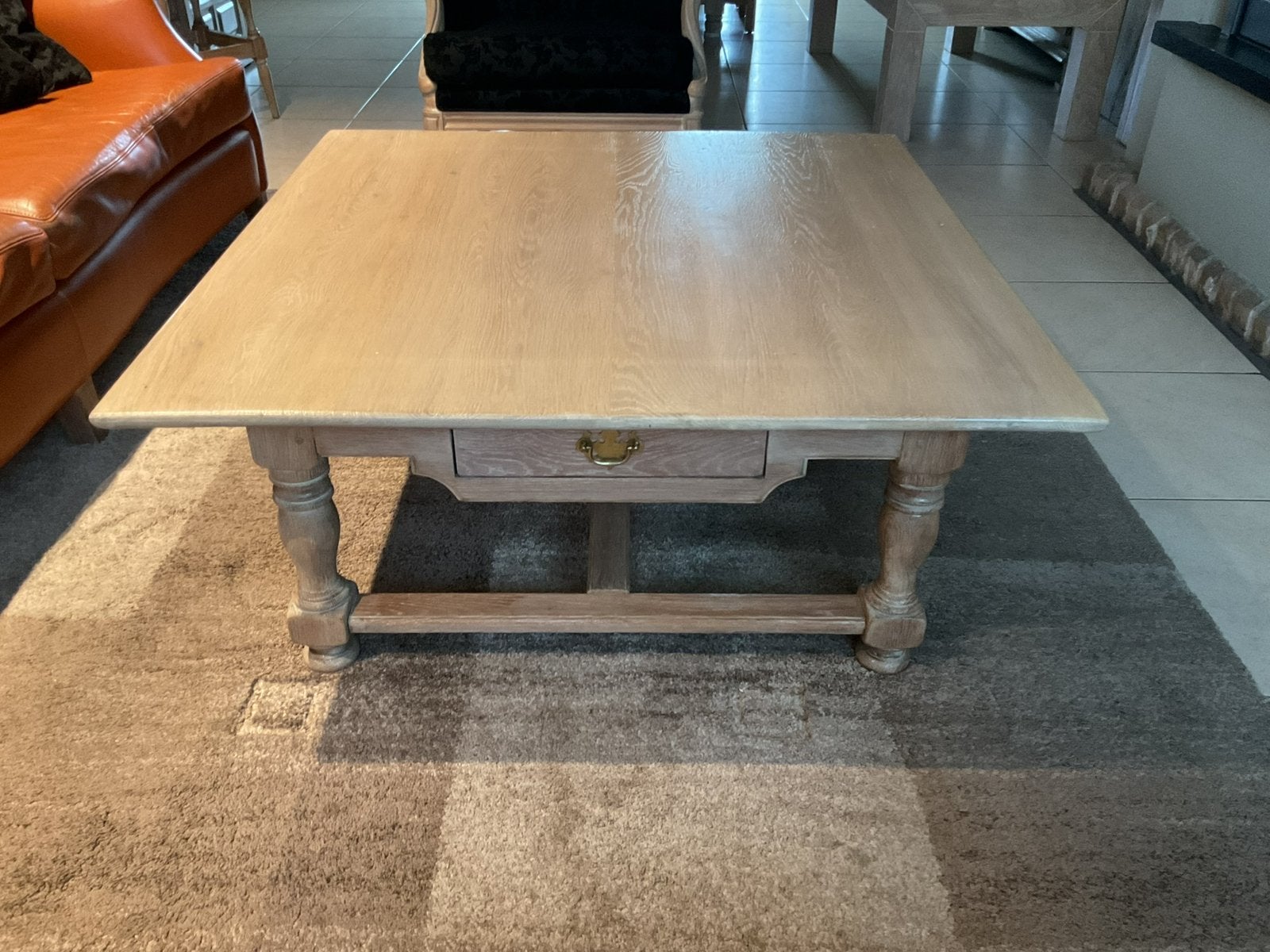 Salontafel in eik, Ophalen, Gebruikt