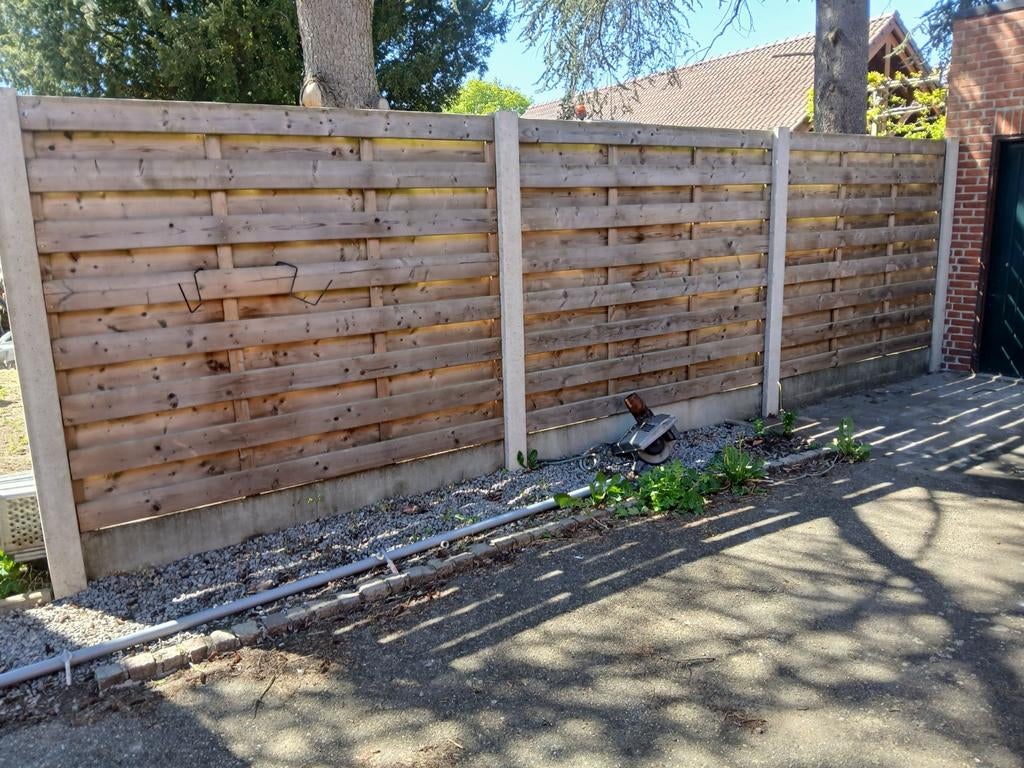Houten schutting, Tuin en Terras, Ophalen