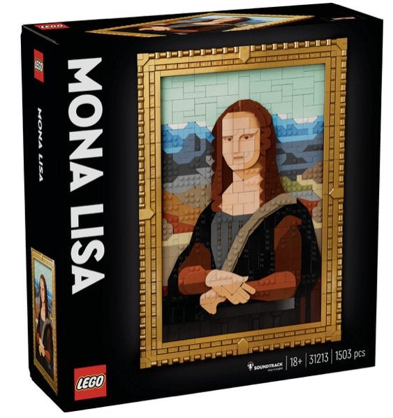 LEGO Art - Mona Lisa - 31213, Kinderen en Baby's, Verzenden, Lego, Zo goed als nieuw, Inclusief instructies
