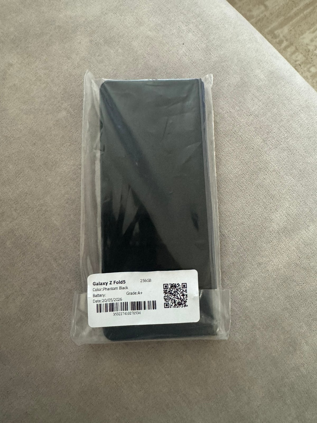 Refurbished a+ grade Samsung Fold 5 phantom black 256GB, Télécoms, Téléphonie mobile | Housses, Coques & Façades | Samsung, Enlèvement