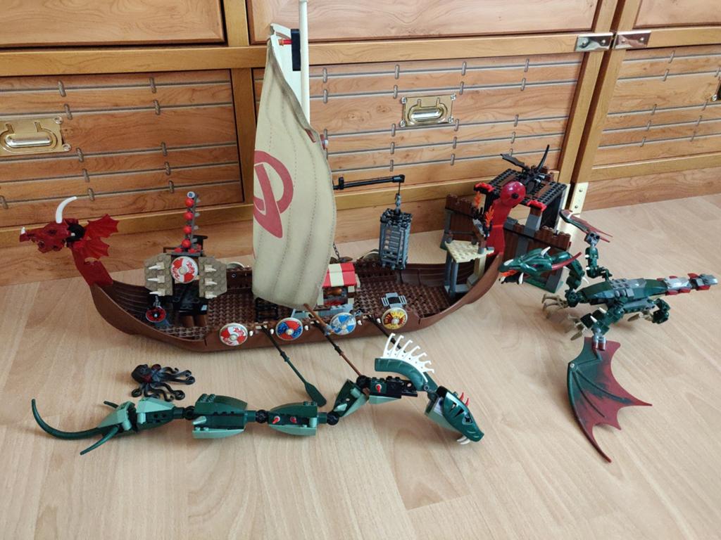 Lego Viking boot 7018, Ophalen of Verzenden, Lego