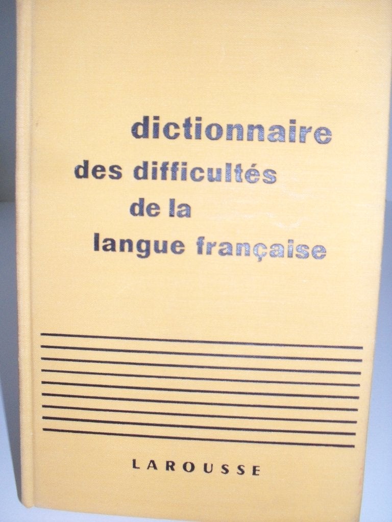 Dictionnaire des difficultés de la langue française, Enlèvement ou Envoi, Utilisé, Enseignement supérieur professionnel, Adolphe Thomas