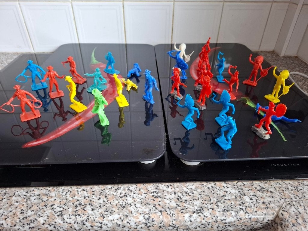27 Cowboys en indianen 54mm, Verzamelen, Ophalen of Verzenden, Gebruikt
