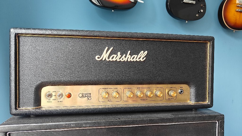 Marshall Origin 50H Head, incl. footswitch, Muziek en Instrumenten, Ophalen, Zo goed als nieuw, Gitaar, 50 tot 100 watt