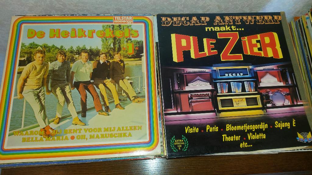 Oude collectie platen, Cd's en Dvd's, Ophalen, Gebruikt, 1980 - 1989, Complilatie