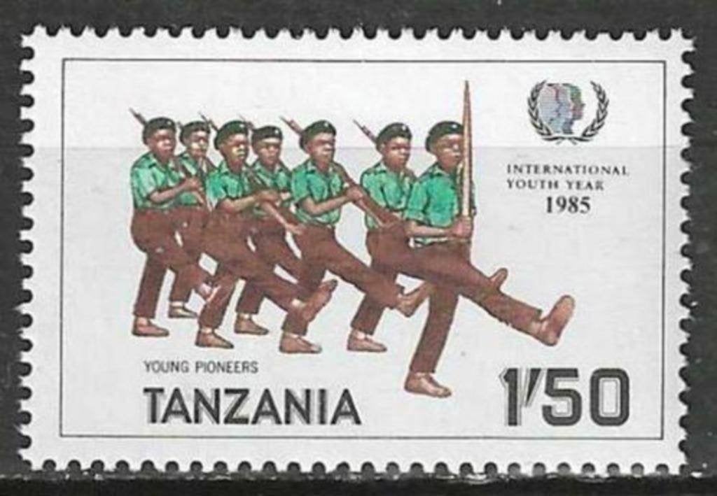 Tanzanie 1986 - Yvert 266P - Année de la jeunesse (PF), Timbres & Monnaies, Timbres | Afrique, Envoi, Tanzanie, Non oblitéré