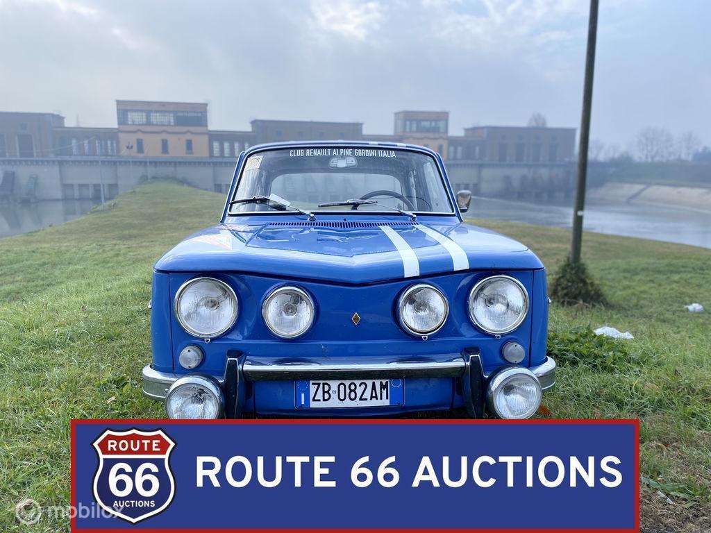Renault 8 Gordini | 1967 | Route 66 Auctions, Auto's, Renault, Zwart, Bedrijf, Handgeschakeld