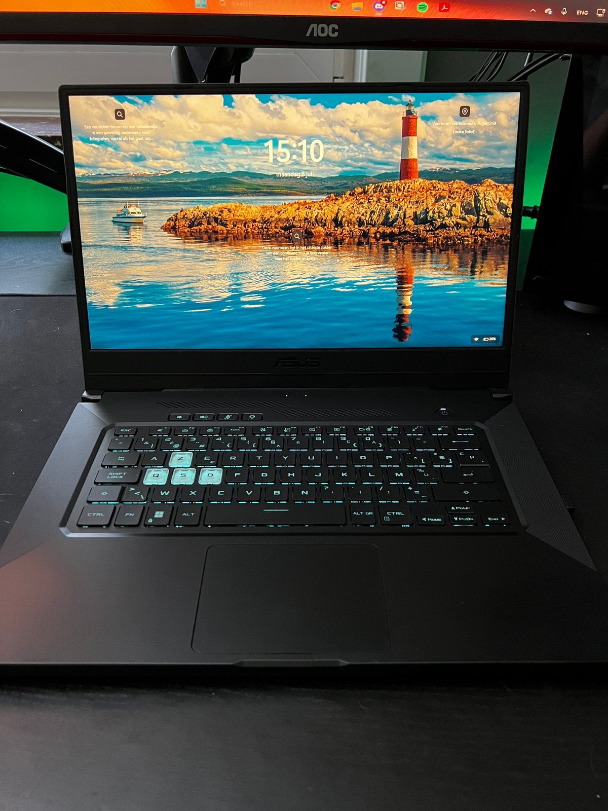 Asus F15 FX516PE gaming laptop, Met videokaart, 15 inch, Ophalen of Verzenden, Zo goed als nieuw