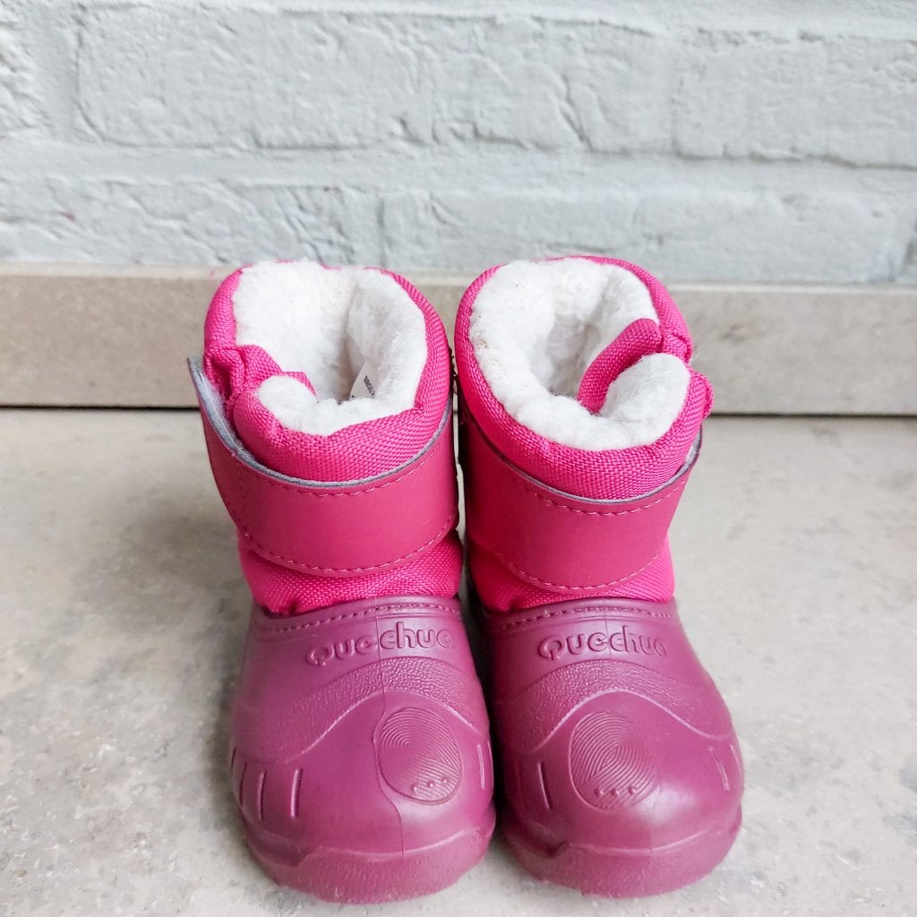 oxylane roze winterlaarsjes maat 18, Ophalen, Meisje, Laarsjes, Zo goed als nieuw