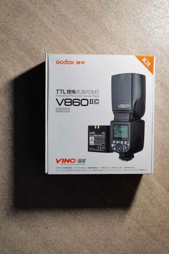 Godox Speedlite V860II Canon Kit, Audio, Tv en Foto, Foto | Flitsers, Ophalen of Verzenden, Zo goed als nieuw, Overige merken