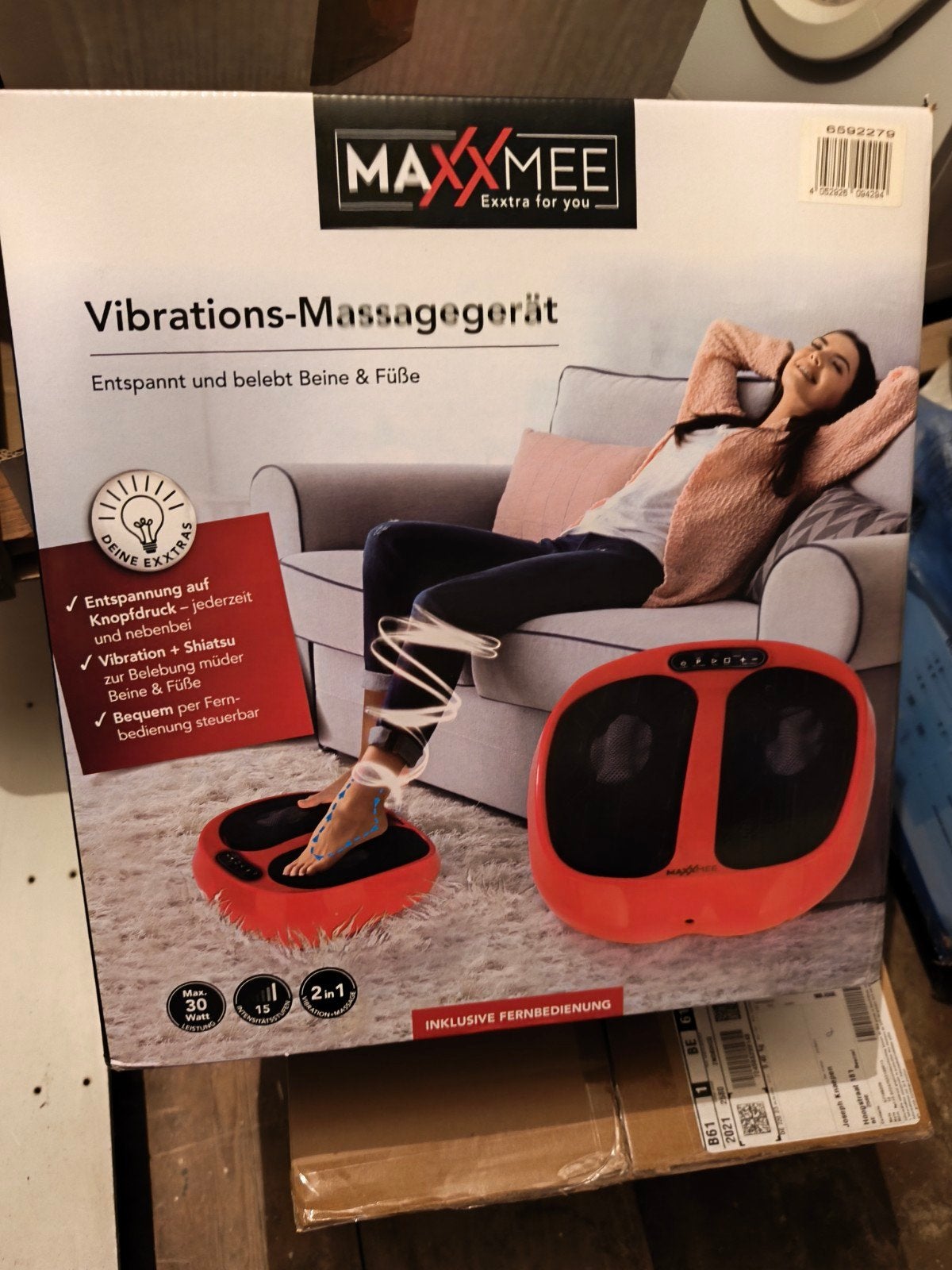 Maxxmee vibrerende massager, Sport en Fitness, Ophalen, Apparaat