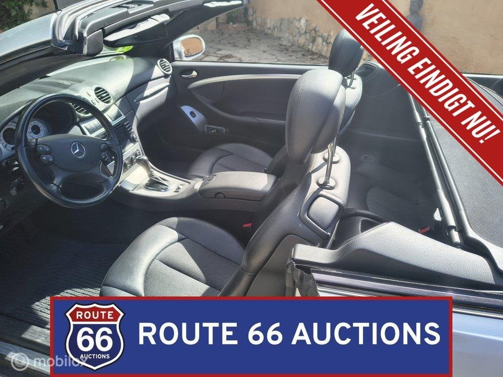 Mercedes-Benz CLK 200 Cabriolet | 2007 | Route 66 Auctions, Achat, Entreprise, Boîte manuelle, Autre carrosserie