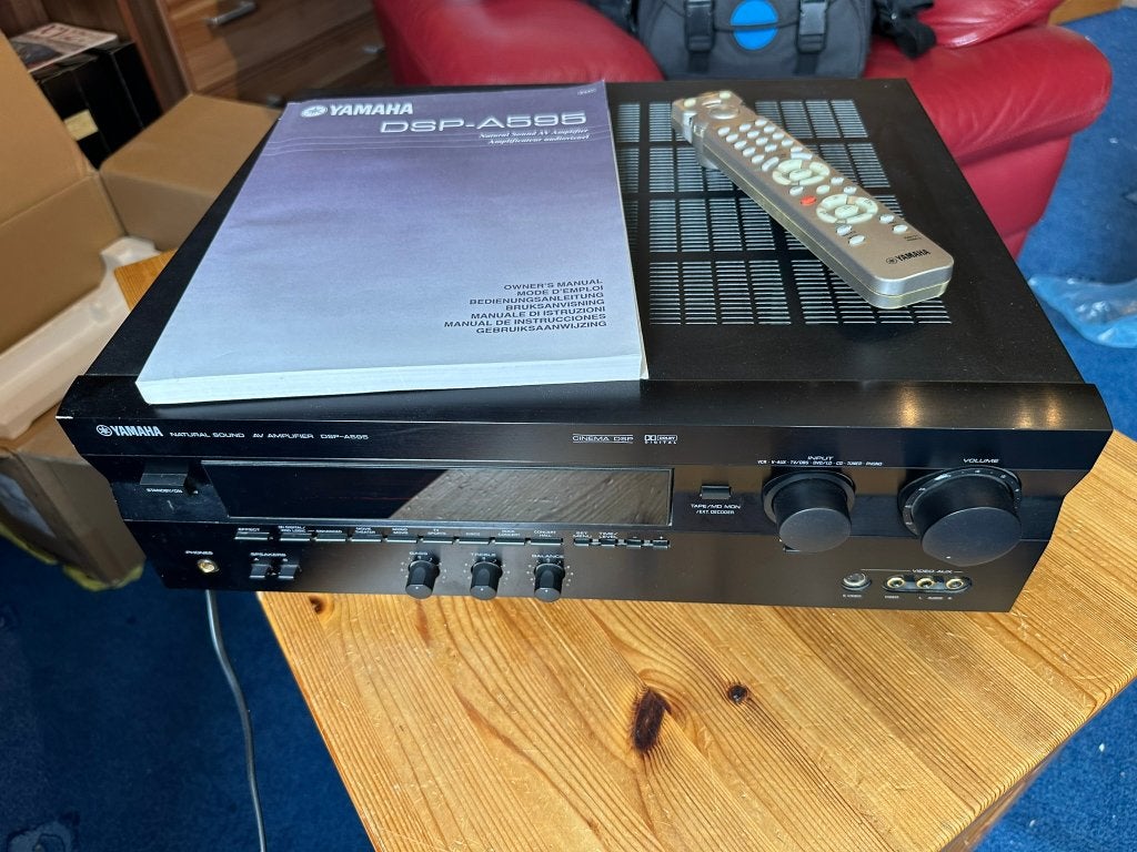 Amplificateur Home-Cinéma Yamaha DSP-A595 – Parfait état, Yamaha, 60 à 120 watts, Enlèvement, Utilisé