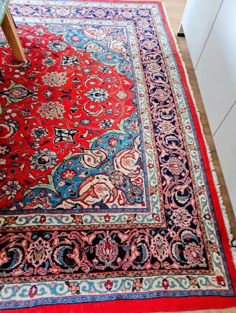 Perzisch Sarouk tapijt, Ophalen
