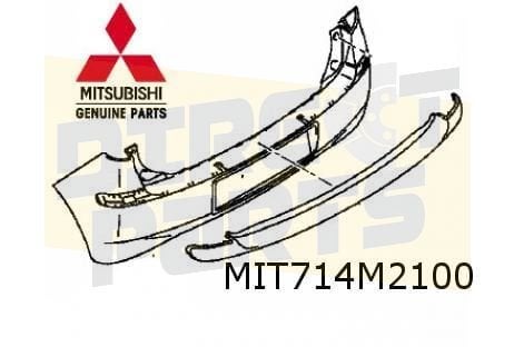 Mitsubishi Colt VI (-10/08) (5-drs.) achterbumper (te spuite, Neuf, Arrière, -, Mitsubishi