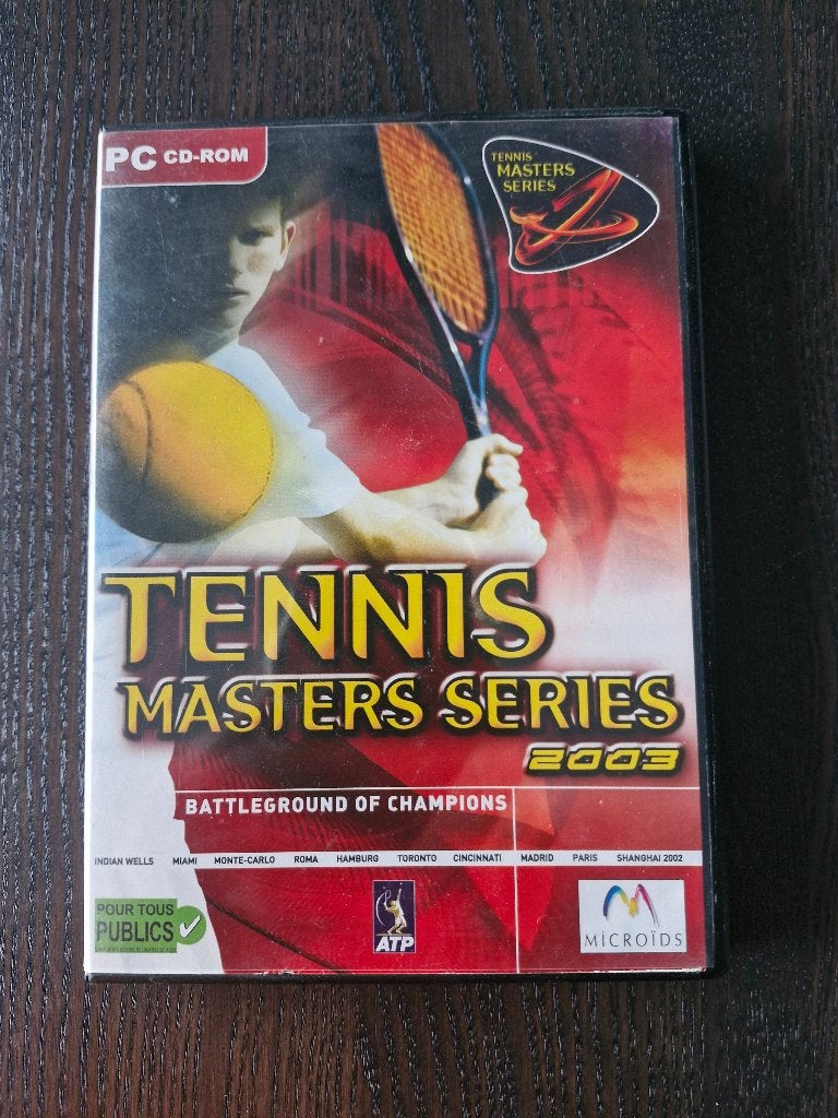 Jeu PC "Tennis Masters Series 2003", Consoles de jeu & Jeux vidéo, Enlèvement, Utilisé, Sport, À partir de 3 ans