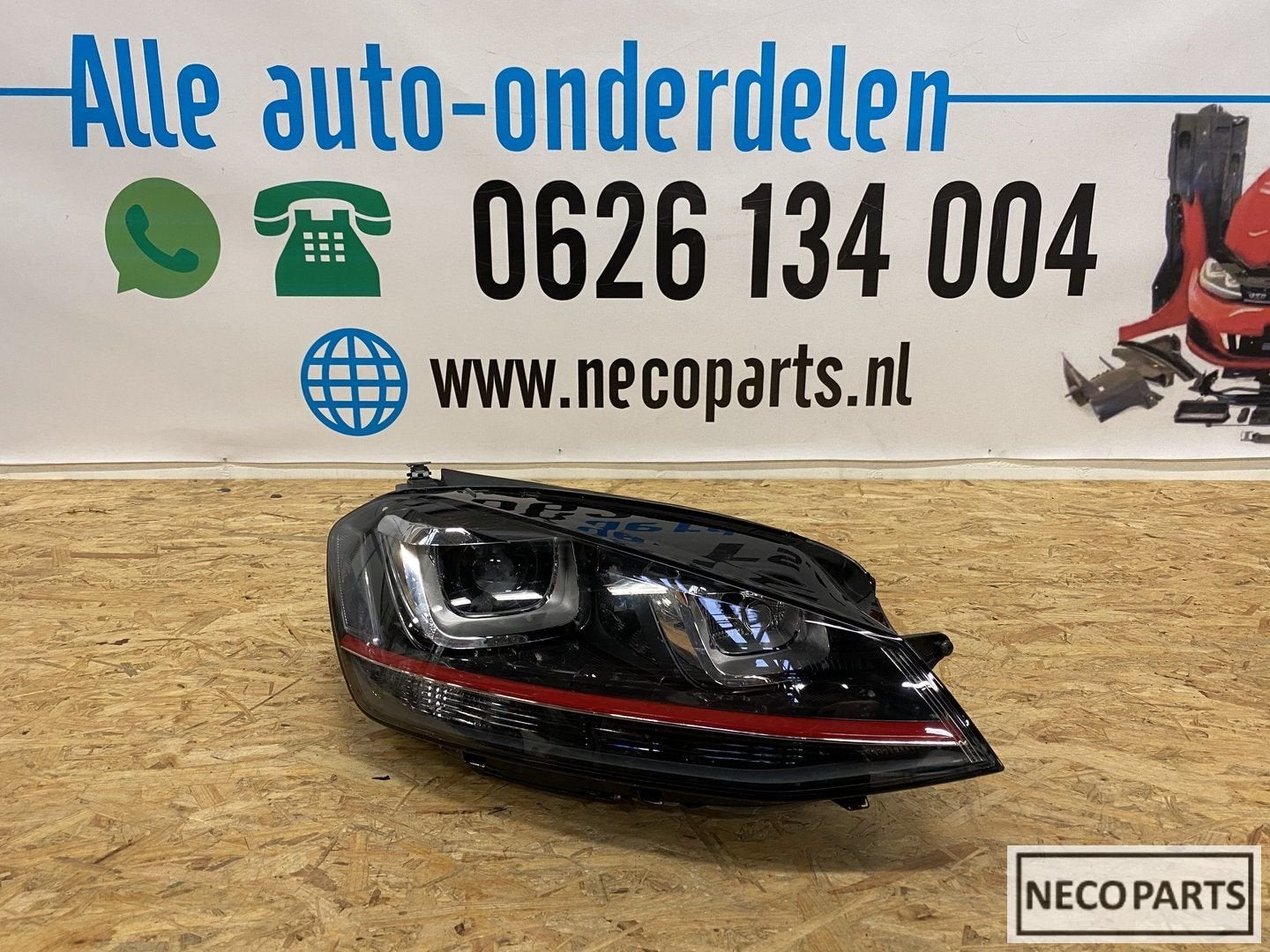 VW GOLF 7 GTI XENON LED KOPLAMP RECHTS 5G1941040A, Gebruikt, -, Volkswagen, -