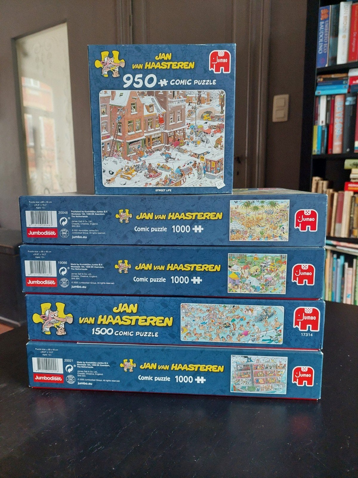 Jan van Haasteren puzzels, Enlèvement ou Envoi, 500 à 1500 pièces, Comme neuf, Puzzle
