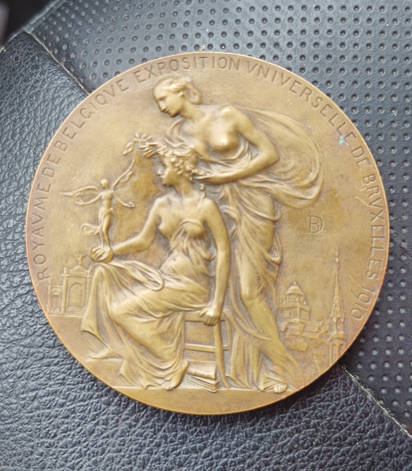 Grande médaille de bronze - Exposition universelle de Bruxel, Enlèvement, Bronze