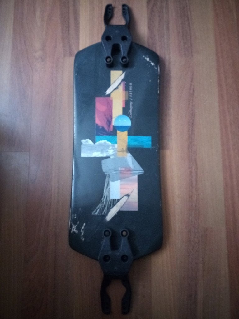 Loaded Fathom Longboard Deck incl. Brackets, Enlèvement ou Envoi, Utilisé, Skateboard, Longboard