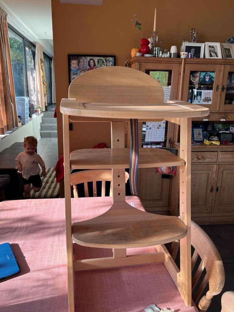 triptrap meegroeistoel, Kinderen en Baby's, Ophalen, Zo goed als nieuw, Meegroeistoel, Afneembaar eetblad